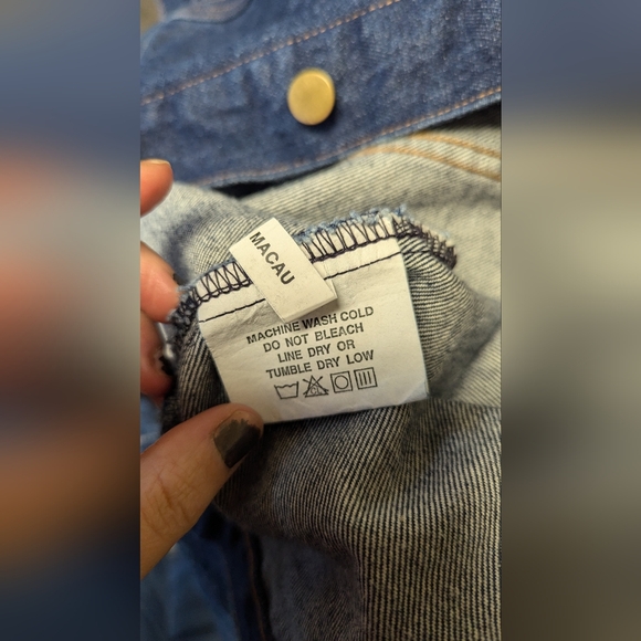 Linson Blue jeans Canada size LG denim jacket - Picture 5 of 6
